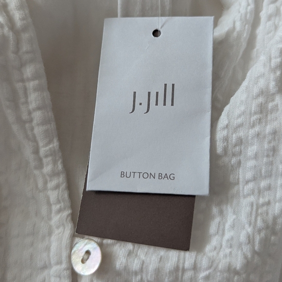 J Jill Dress Womens 2X Lagenlook Coastal Boho Tiered Ruffle Puff Sleeve Cottage - Picture 7 of 15